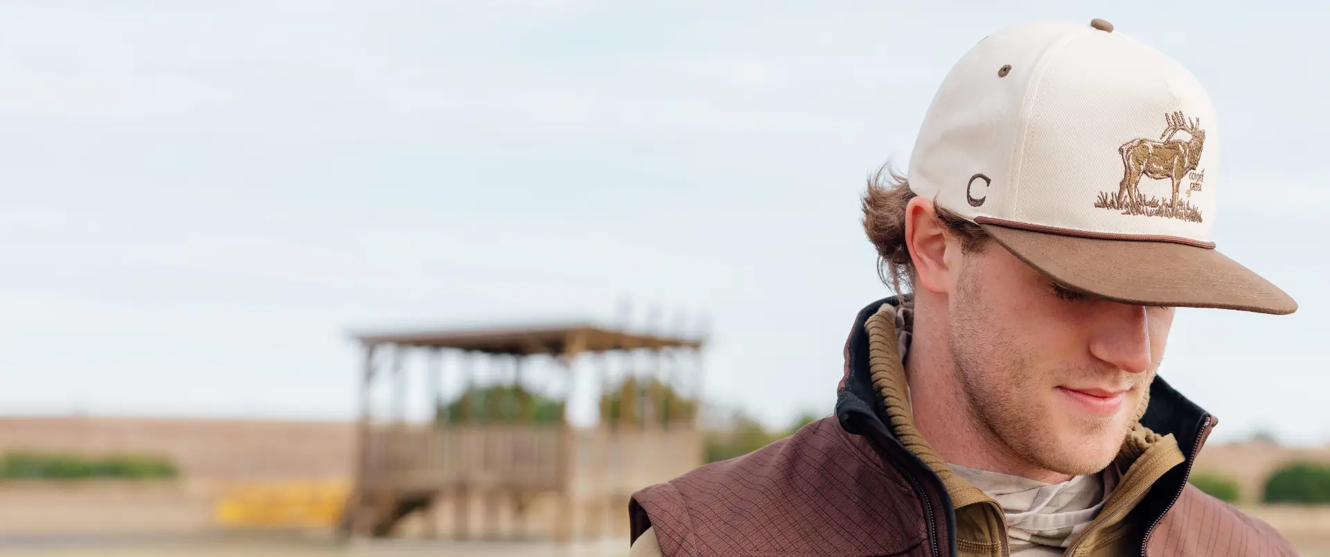 Coyote Creek lifestyle — premium Texas headwear in the field